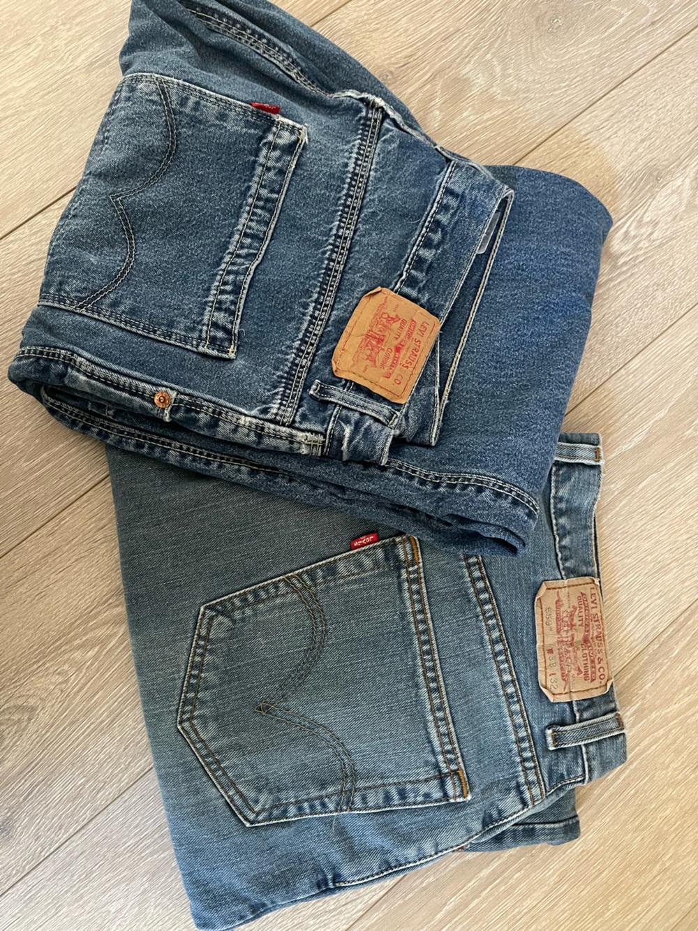 BUNDLE ✨ VTG LEVIS Levi's Blue Denim waist 32 and 33 Duo